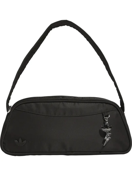 adidas Handbags - adidas Black Shoulder Baguette Bag with Trefoil Charm
